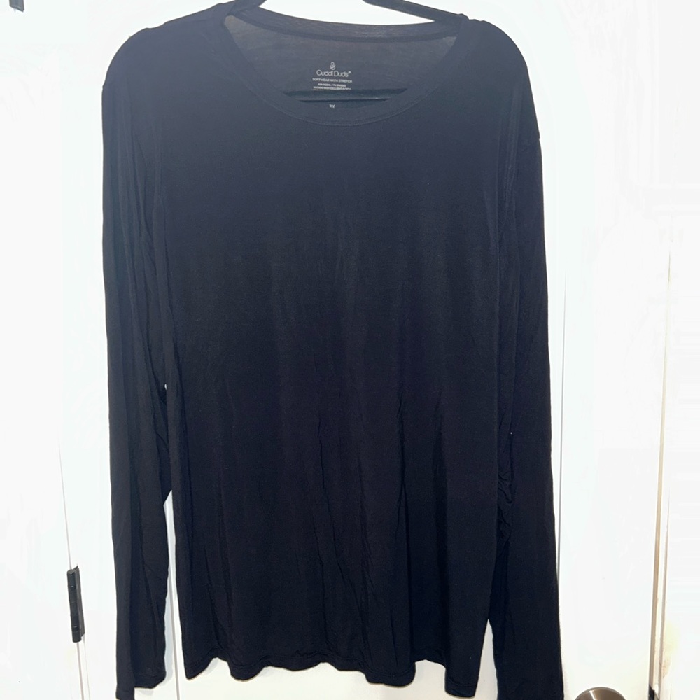 Cuddl Duds Black Long-Sleeve